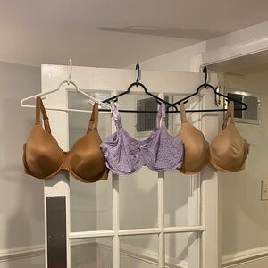 Bundle of (3) Auden size 46DD Bras New With Tags
